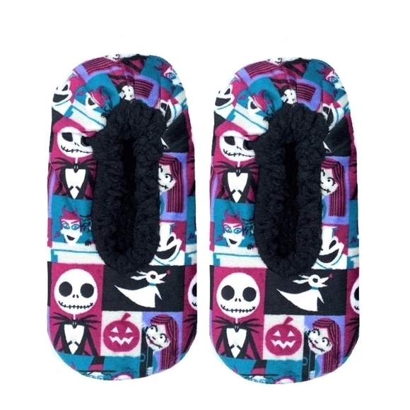 New Disney's Nightmare before Christmas 2 Pack Women's Slipper Socks one size - Picture 5 of 7